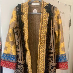 Alpaca/Merino Wool Handmade Long Sweater/Coat